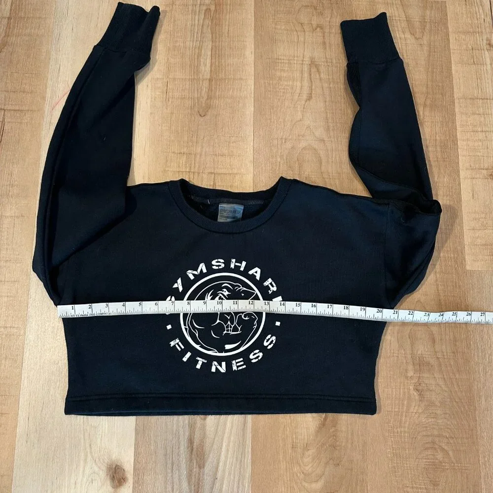 GYMSHARK Legacy Cropped Sweater - Picture 4 of 11